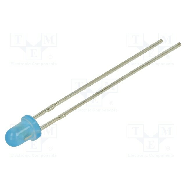 LUCKY LIGHT LED; blue; 3mm; 1300mcd