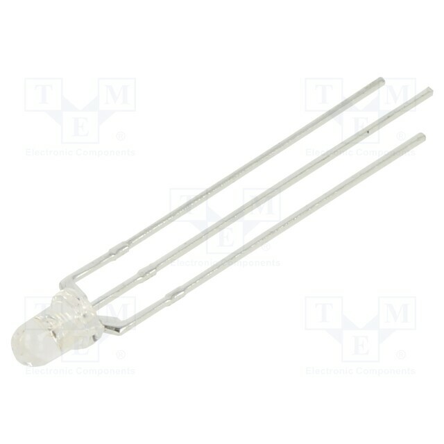 LUCKY LIGHT LED; red/green; 3mm; 30°