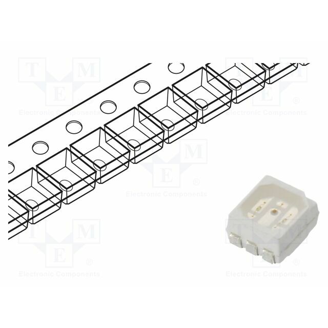 LUCKY LIGHT LED; RGB; SMD; 1