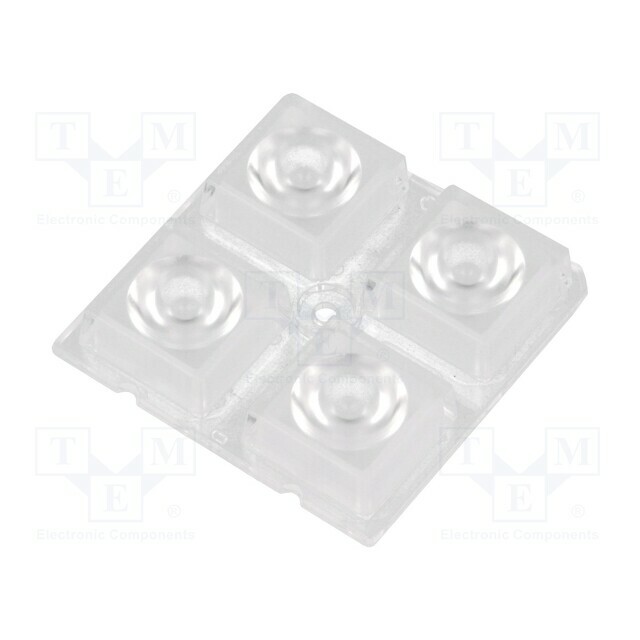 LEDIL LED lens; square; transparent; 25÷32°