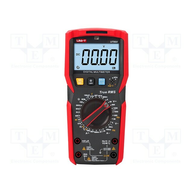 UNI-T Digital multimeter; LCD; (6000); VDC: