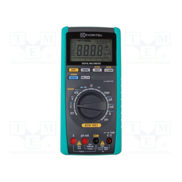 KYORITSU Digital multimeter; LCD; (6000); VDC: