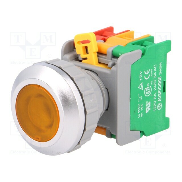 AUSPICIOUS Switch: push-button; 30mm; Stabl.pos: