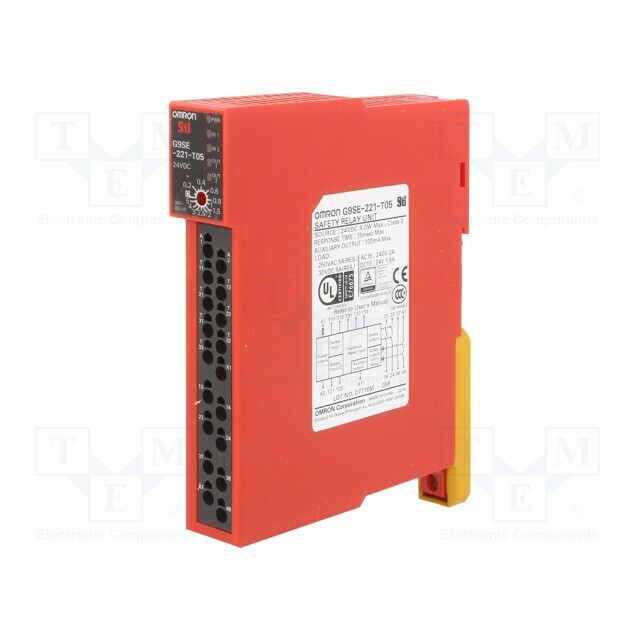 OMRON Automation module: safety relay; 24VDC