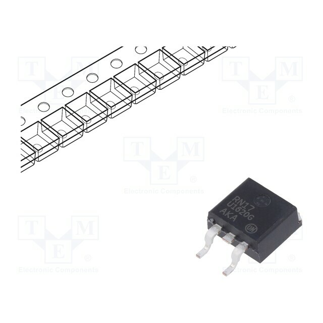ONSEMI Diode: rectifying; SMD; 200V; 8Ax2