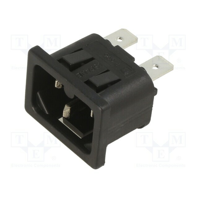 BULGIN Connector: AC supply; socket; male