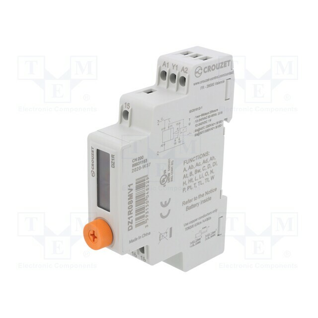 CROUZET Timer; Range: 0,001s÷100days; SPDT