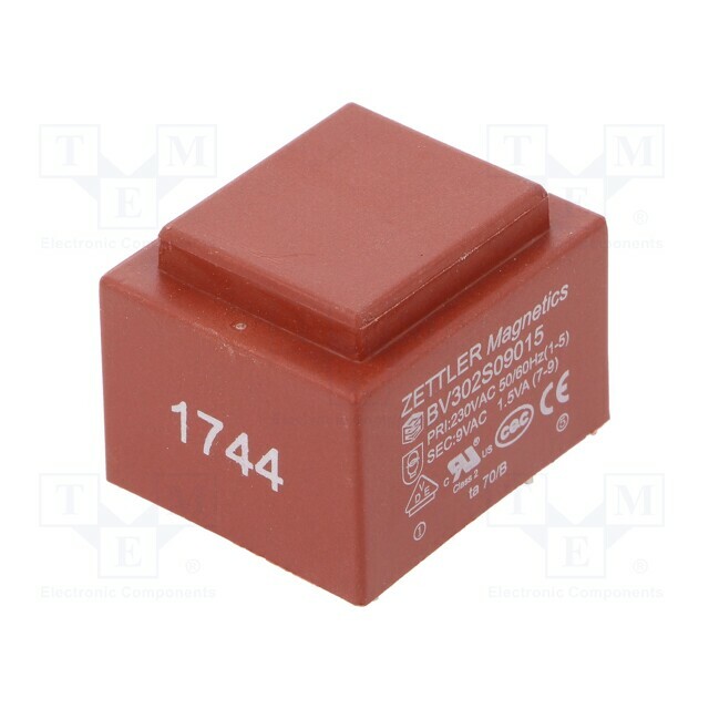 ZETTLER Transformer: encapsulated; 1.5VA; 230VAC