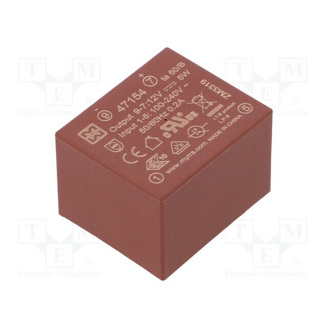 Converter: AC/DC; 5W; Uin: 85÷265VAC,120÷370VDC
