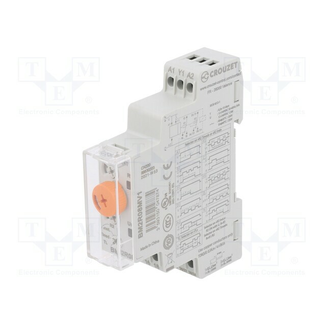 CROUZET Timer; 0,5s÷10days; DPDT; 250VAC/8A