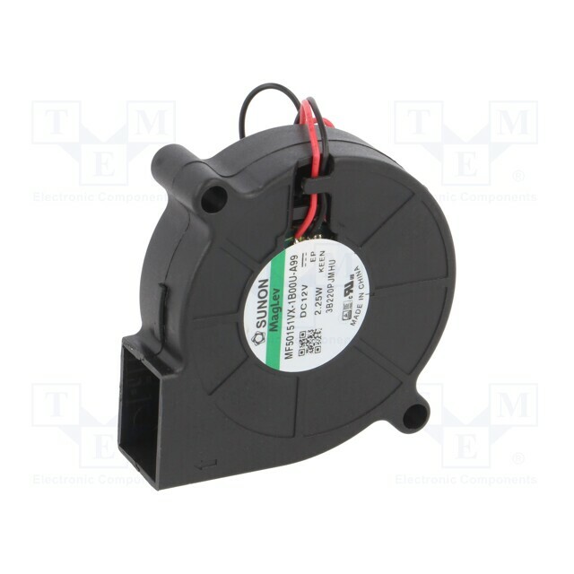 SUNON Fan: DC; 51.7x51.6x15mm