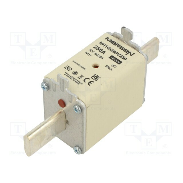 MERSEN Fuse: fuse; NH1; ceramic,industrial