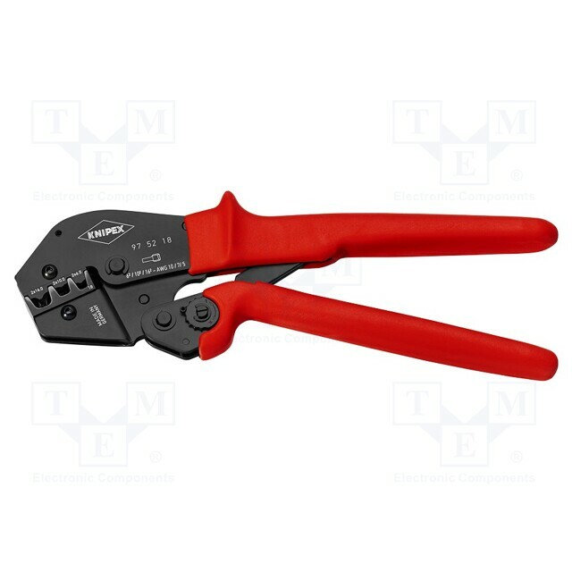 KNIPEX Tool: for crimping; insulated connectors