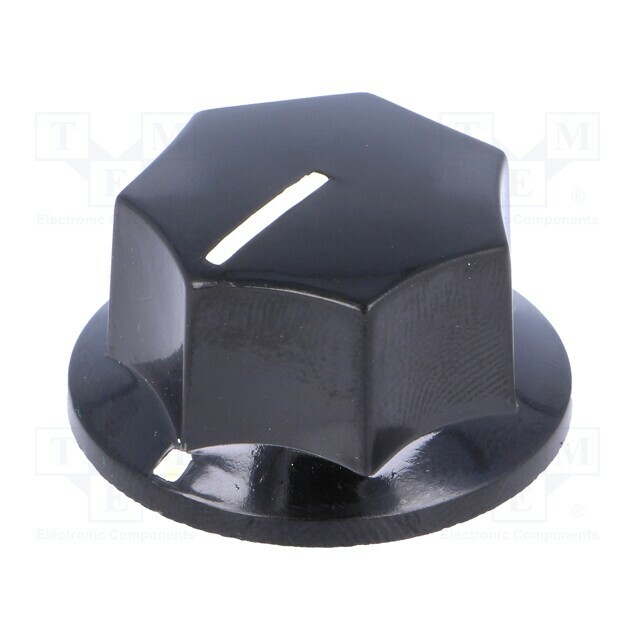 SCI Knob; with pointer; bakelite; Øshaft: