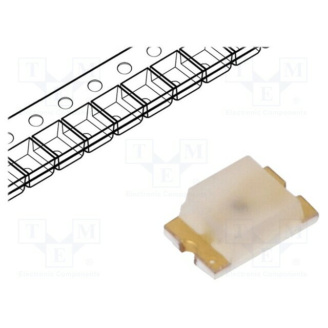 BROADCOM (AVAGO) LED; amber; SMD; 0804