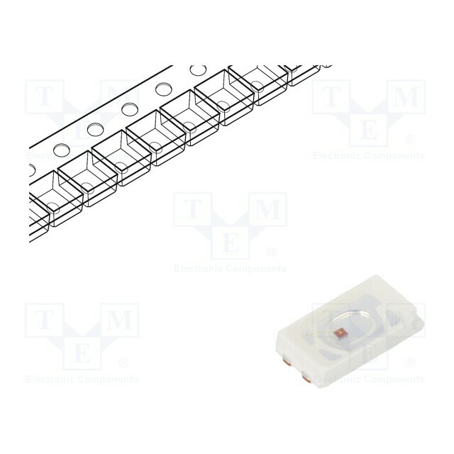 OPTOSUPPLY LED; red; SMD; 10÷20lm; 1