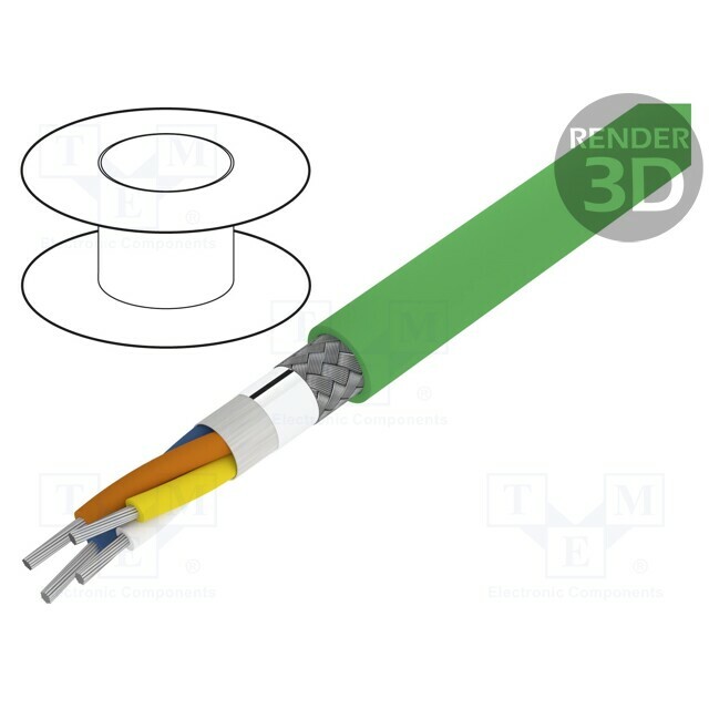 Wire: data transmission; HELUKAT® PROFInet C