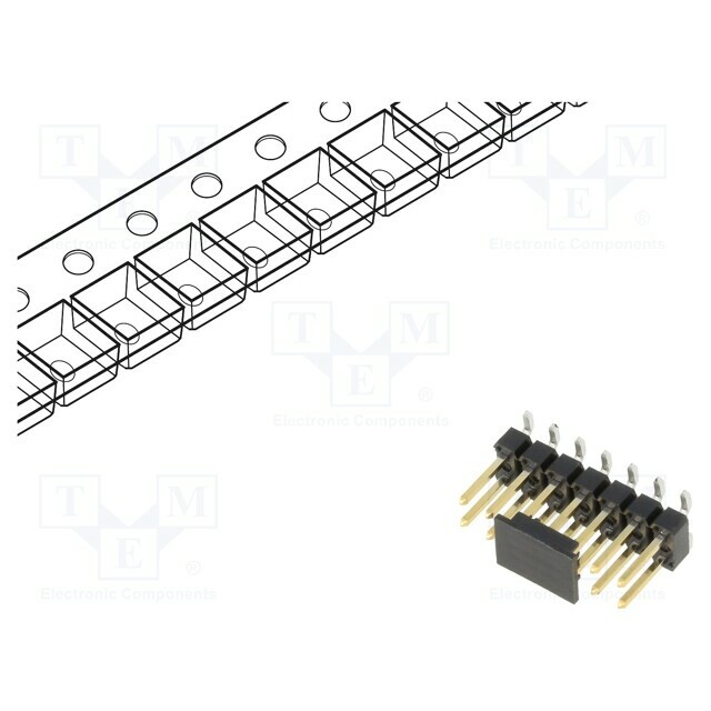 AMPHENOL COMMUNICATIONS SOLUTIONS Connector: pin strips