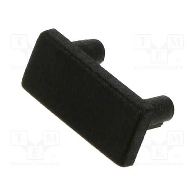 TOPMET Cap for LED profiles; black