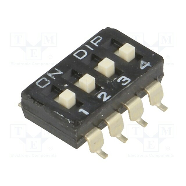 DIPTRONICS Switch: DIP-SWITCH; Poles number: 4