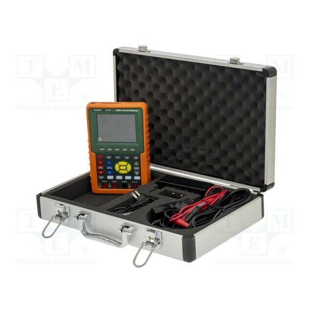 EXTECH Portable oscilloscope; 20MHz; 8bit; colour