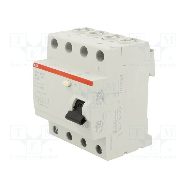 ABB RCD breaker; Inom: 40A; Ires: