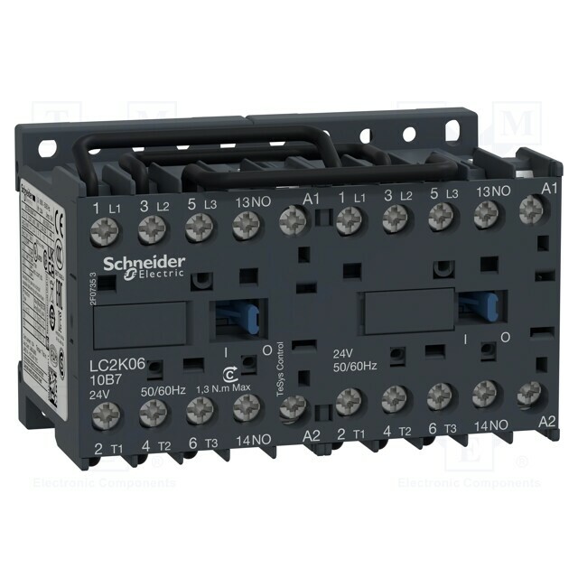 SCHNEIDER ELECTRIC Contactor: 3-pole reversing; NO