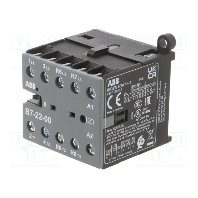 ABB Contactor: 4-pole; NC x2 +