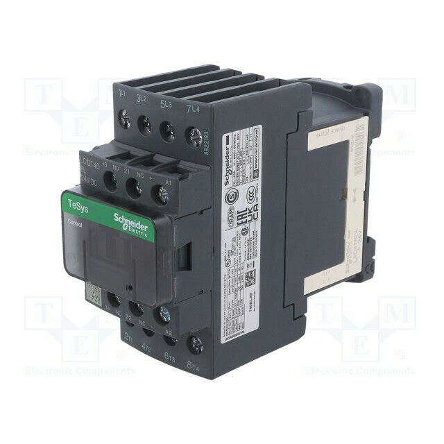 SCHNEIDER ELECTRIC Contactor: 4-pole; NO x4