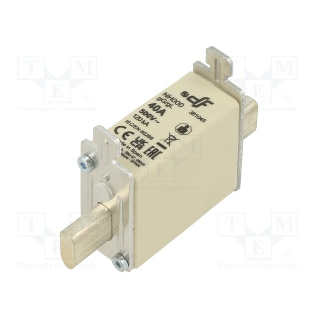 DF ELECTRIC Fuse: fuse; NH000; ceramic
