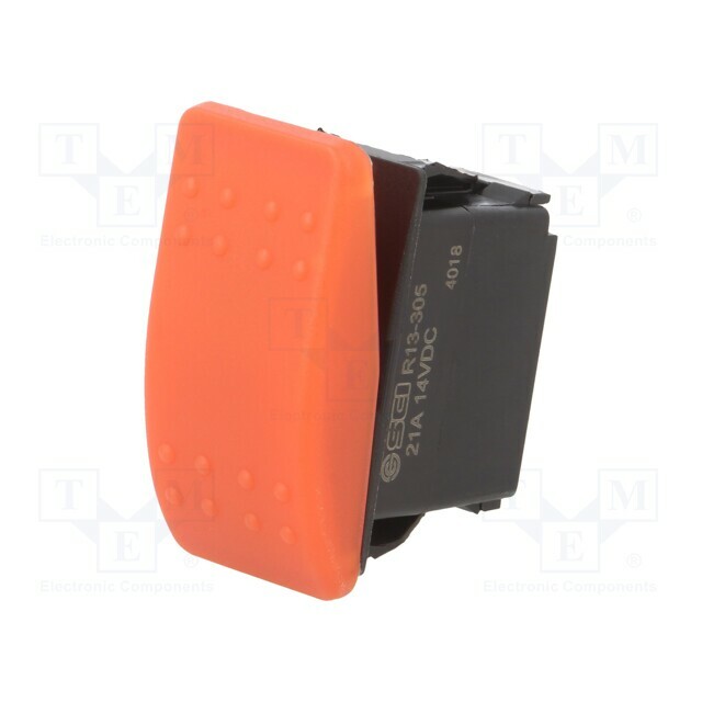 SWITCH COMPONENTS ROCKER; SPST; Pos: 2