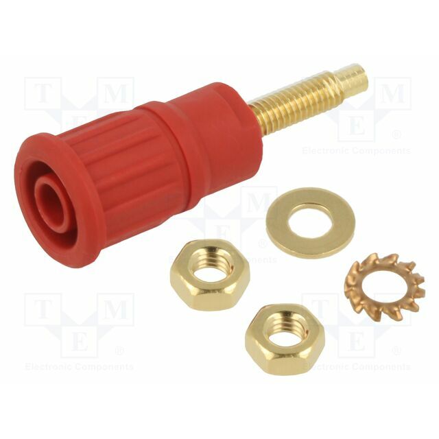 STAUBLI Laboratory connector: 4mm banana; socket