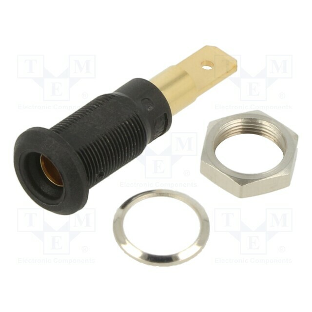 STAUBLI Laboratory connector: 4mm banana; socket