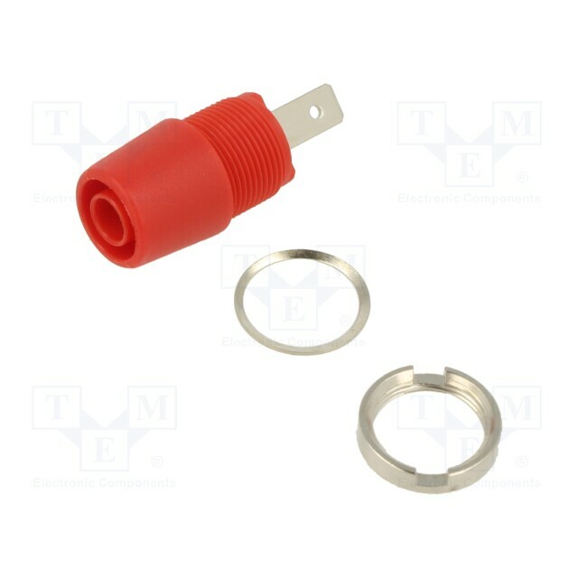 STAUBLI Laboratory connector: 4mm banana; socket