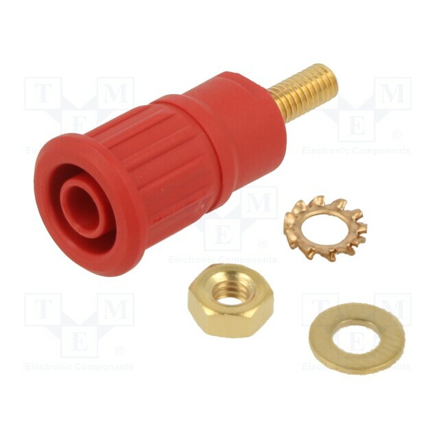 STAUBLI Laboratory connector: 4mm banana; socket