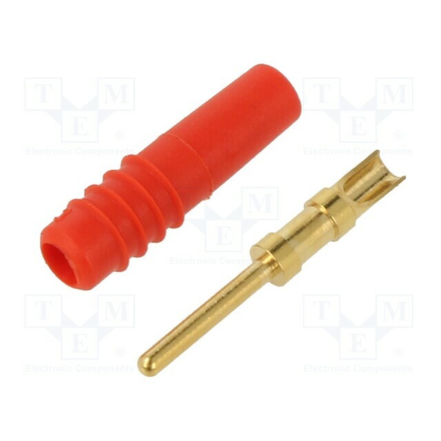 STAUBLI Laboratory connector: 1mm banana; plug