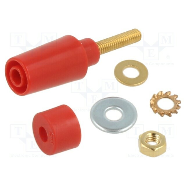 STAUBLI Laboratory connector: 4mm banana; socket