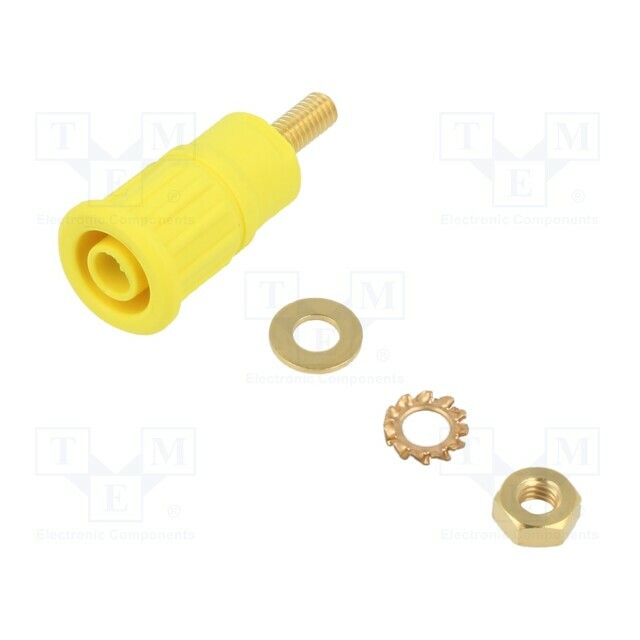 STAUBLI Laboratory connector: 4mm banana; socket