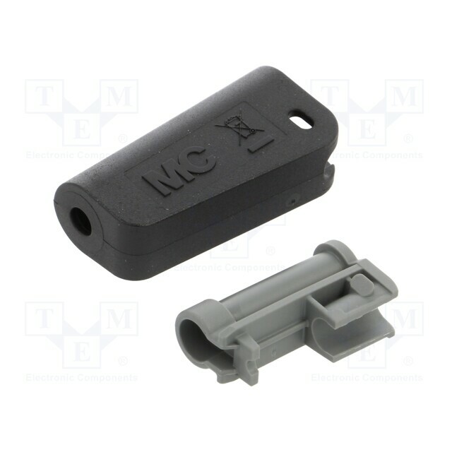 STAUBLI Enclosure for connectors: banana; black