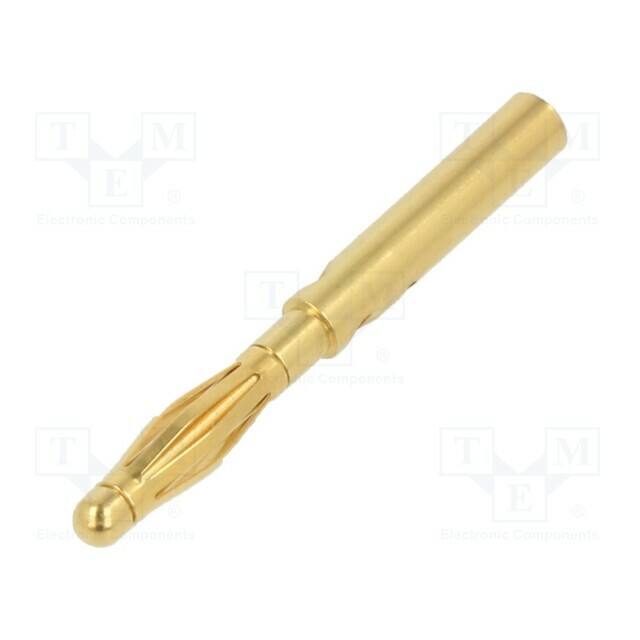 STAUBLI Laboratory connector: 2mm banana; plug
