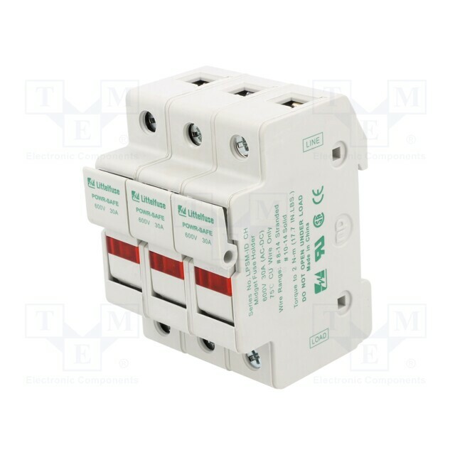 LITTELFUSE Fuse holder; 10x38mm; for DIN