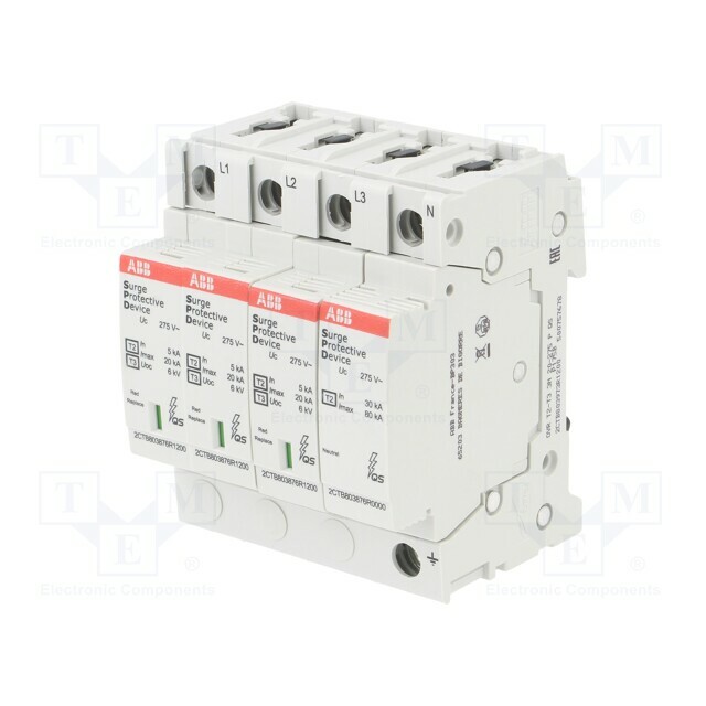ABB Surge arrester; Type 2+3; Poles: