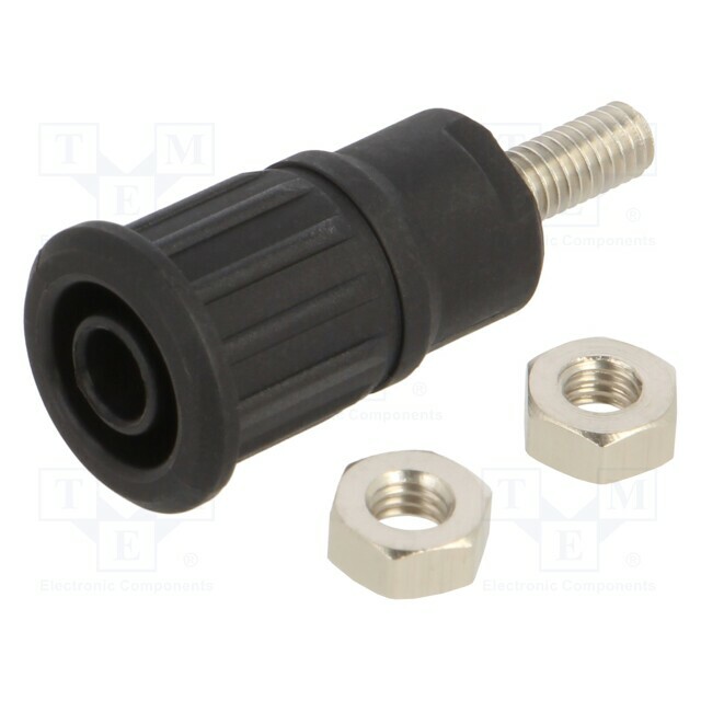 STAUBLI Laboratory connector: 4mm banana; socket
