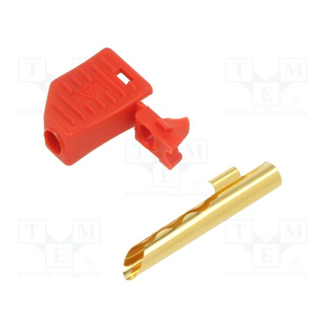 STAUBLI Laboratory connector: 4mm banana; plug