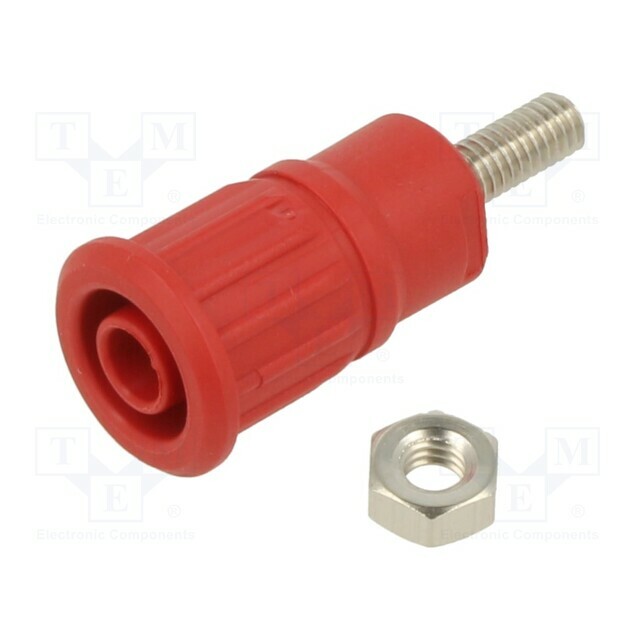 STAUBLI Laboratory connector: 4mm banana; socket