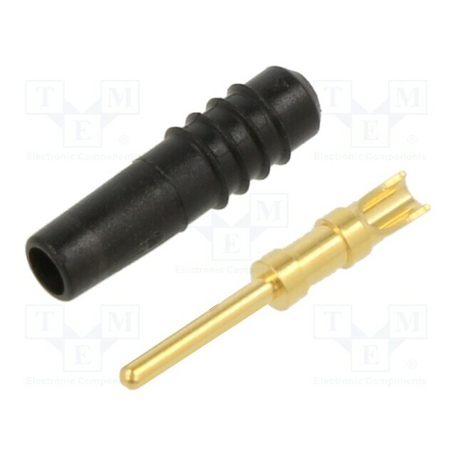 STAUBLI Laboratory connector: 1mm banana; plug