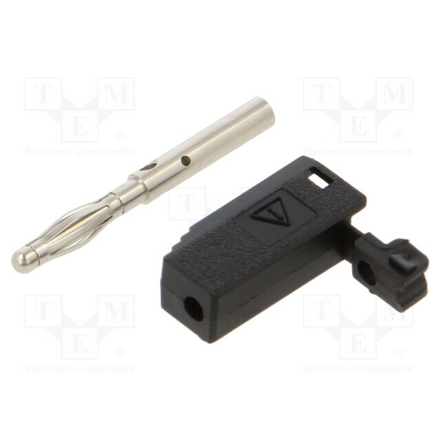 STAUBLI Laboratory connector: 2mm banana; plug