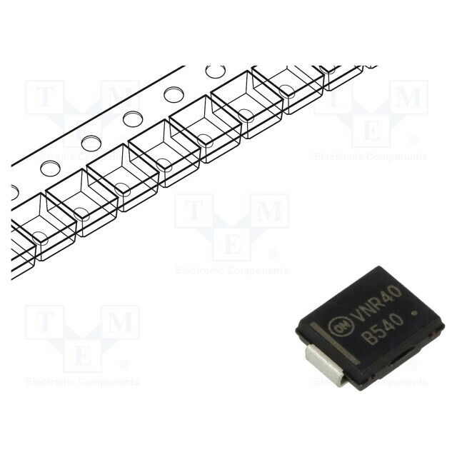 ONSEMI Diode: Schottky rectifying; SMC; SMD