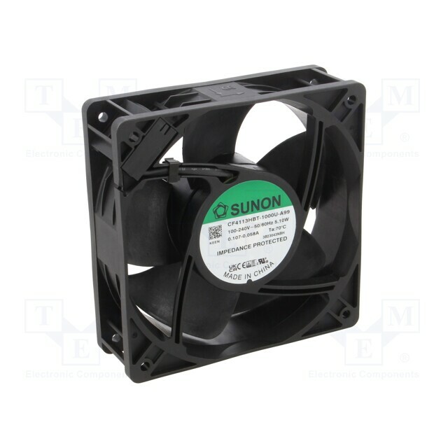 SUNON Fan: EC; 120x120x38mm; axial; 230VAC