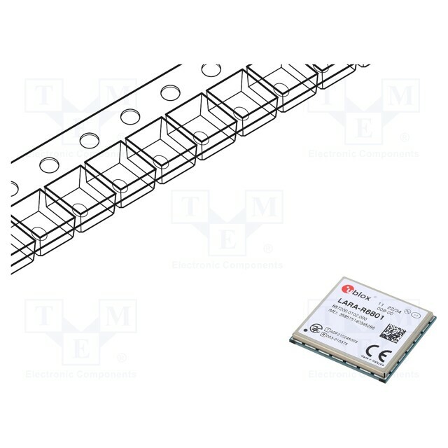 U-BLOX Module: LTE; Down: 10Mbps; Up: